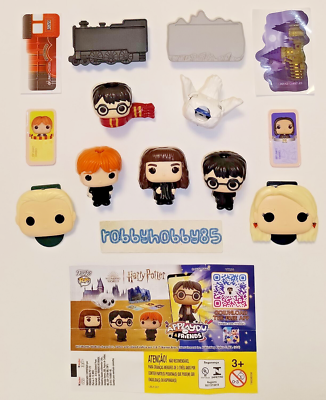 Complete set Harry Potter Funko VT355 - VD438A +9 paper kinder Joy