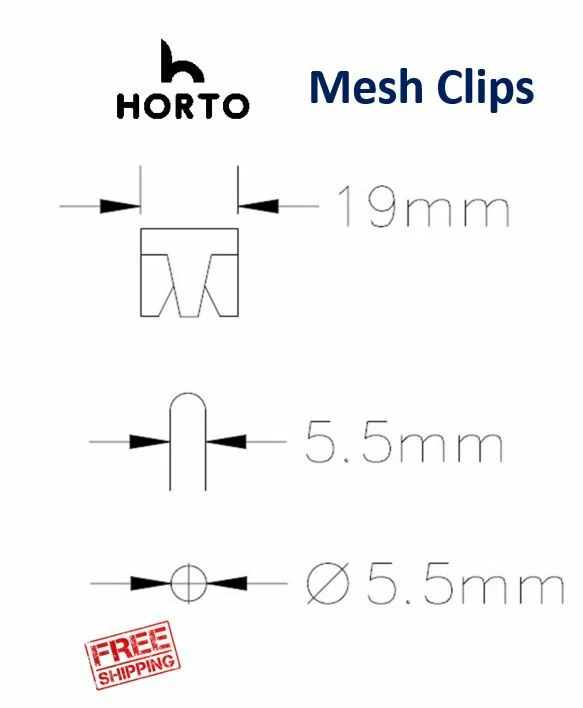 Gabion Large Mesh Clips CT35 - / Cage Making / Mesh Panels *UK MADE* - Image 2 of 4