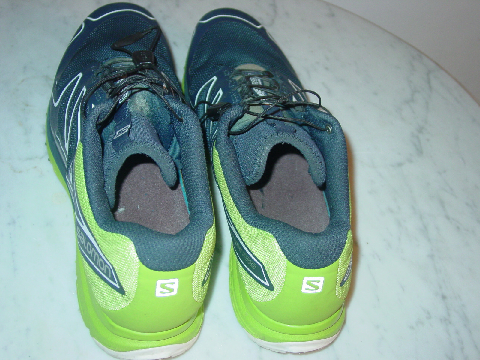 Scarpe da trail running 2015 Salomon Sense Pro City 375985 blu verdi! Taglia 14