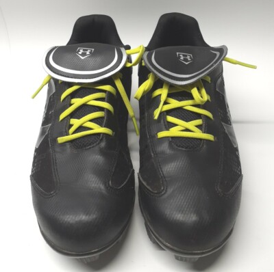 Under Armour Med 1233552-011 Glyde Softball Cleats Black
