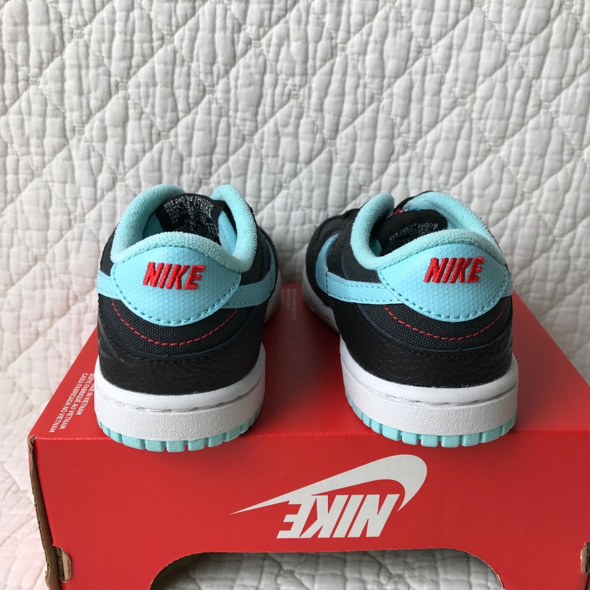 Nike Dunk Low SE (TDE) Toddler Kid's Shoes SZ 5C Barber Shop