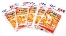 5 packs 2-Pair Long Lasting Heat Hot Hands Hand Warmers Up To 10 Hours Of Heat