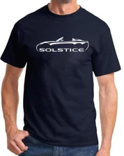 Pontiac Solstice Convertible Classic Outline Design Tshirt NEW COLORS