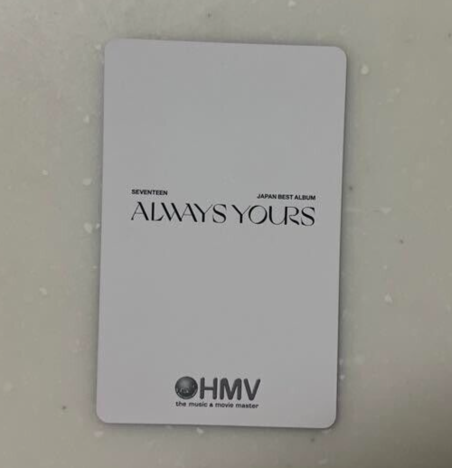 SEVENTEEN MINGYU ALWAYS YOURS Japan Best Album HMV Benefits