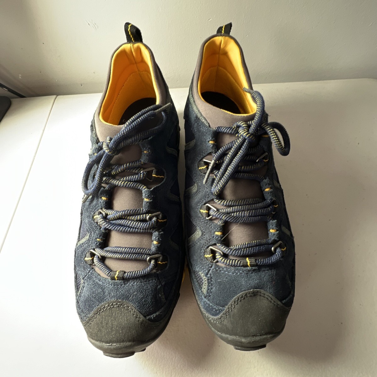 NEW Men’s BASS Blue Suede Hiking Shoes Gator Groove Size 10D Merrel salomon Men main image 3