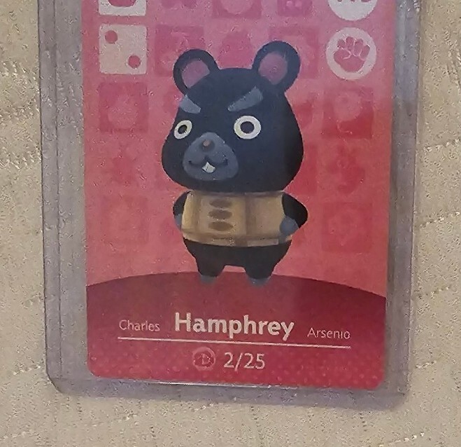 Carta Amiibo Hamphrey #19 Animal Crossing AUTENTICA Serie 2 - Foto 9