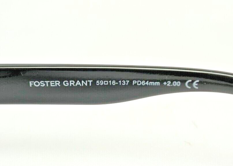 2pk Foster Grant XtraSight Womens SunReaders 100UV ZARIAH BLK & TOR