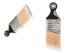 Short Handle Angle Paint Brush (2 Pack) 2 Inch for cutting-in and detail work