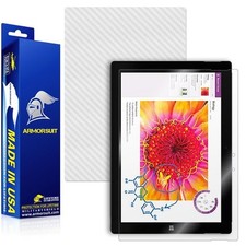 ArmorSuit Microsoft Surface 3 Screen Protector  White Carbon Fiber Skin USA