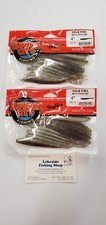 2 BAGS LUNKER CITY FIN-S MINNOW #270 JUNGLE JAZZ 4" PLASTIC FISHING LURES 
