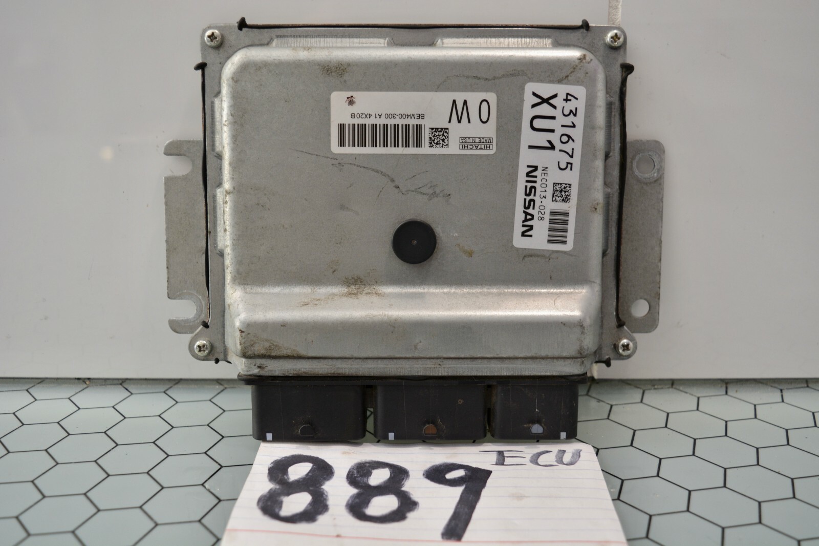 2014 Nissan Altima #889 Engine Computer ECM ECU NEC013-028