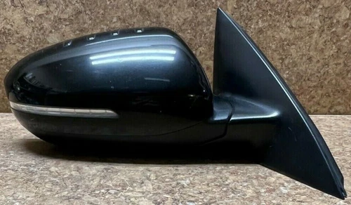 🚘 16-19 Kia Optima Right Mirror Power Fold Turn Signal 8 Wire Aurora Black