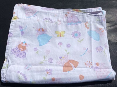 Lil Pixies Twin Flat Sheet 68 x94  100% COTTON VGC