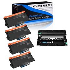 4PK TN850 Toner 1PK DR820 Drum Unit for Brother MFC-L6750DW MFC-L6900DW L5700DW