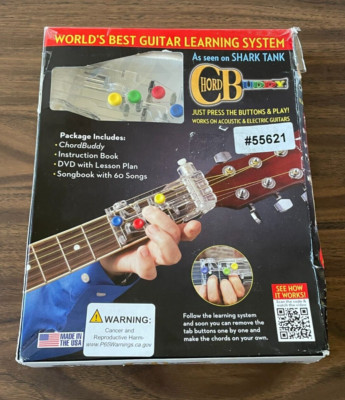 ChordBuddy Guitar Learning System | Instruction Book, Songbook, DVD Chord Buddy