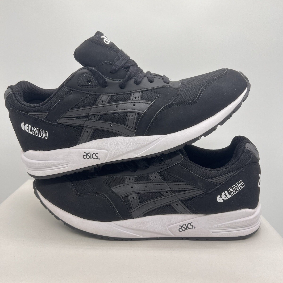 New- Size Men- ASICS Gel Saga Black H548Y-9090