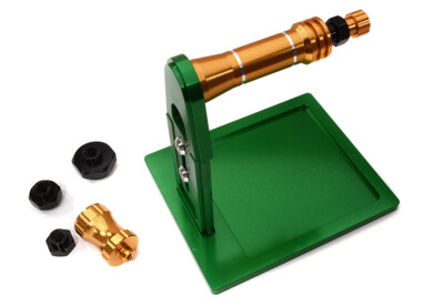 RC Universal Wheel Balancer For 1/5, 1/8, 1/10 Scale Models - Includes 4 Hex Adapters