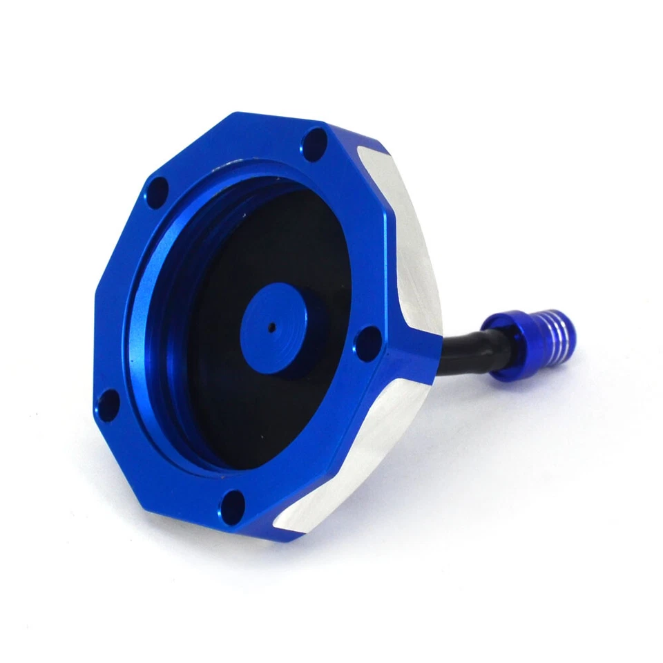 CNC Fuel Gas Fuel Tank Cap Dirt Bike For YZ250F YZ450F KX250 KLX110L KLX450R Foto 3 de 4