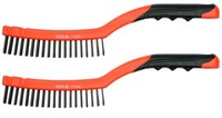 2X HanddrahtbüRste StahldrahtbüRste MetallbüRste ReinigungsbüRste BüRste 34Cm