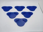 masters of the universe figure display stand 6-pack for vintage MOTU / TMNT blue