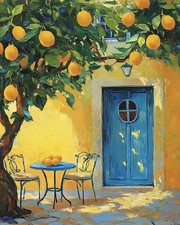 5DDIYART Lemon Fruit Paint by Numbers for Adults 16x20 inches, PB139-1