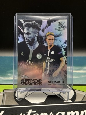 2019 TOPPS UCL Chrome Soccer Superstar Sensations Neymar Jr. Paris St. Germain