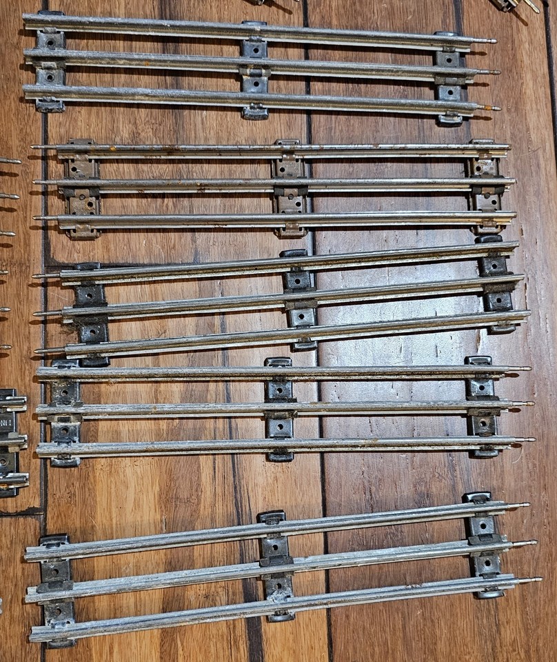 Vintage Lionel O Gauge Metal Tubular Train Tracks Curved Straight Misc ...