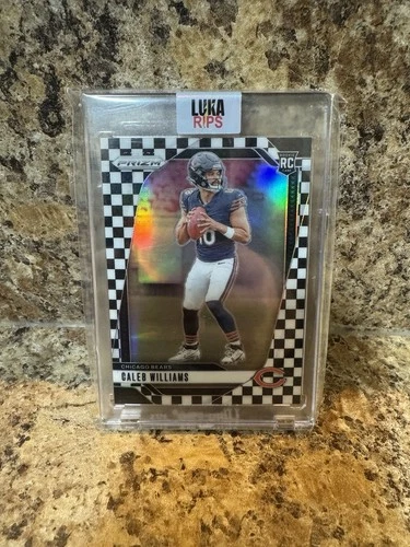 2024 Panini Prizm - Rookies Black & White Checker Prizm #301 Caleb Williams (RC)