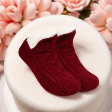 Women Fuzzy Slipper Socks Non Slip Thick Warm Cozy Winter Xmas Gift