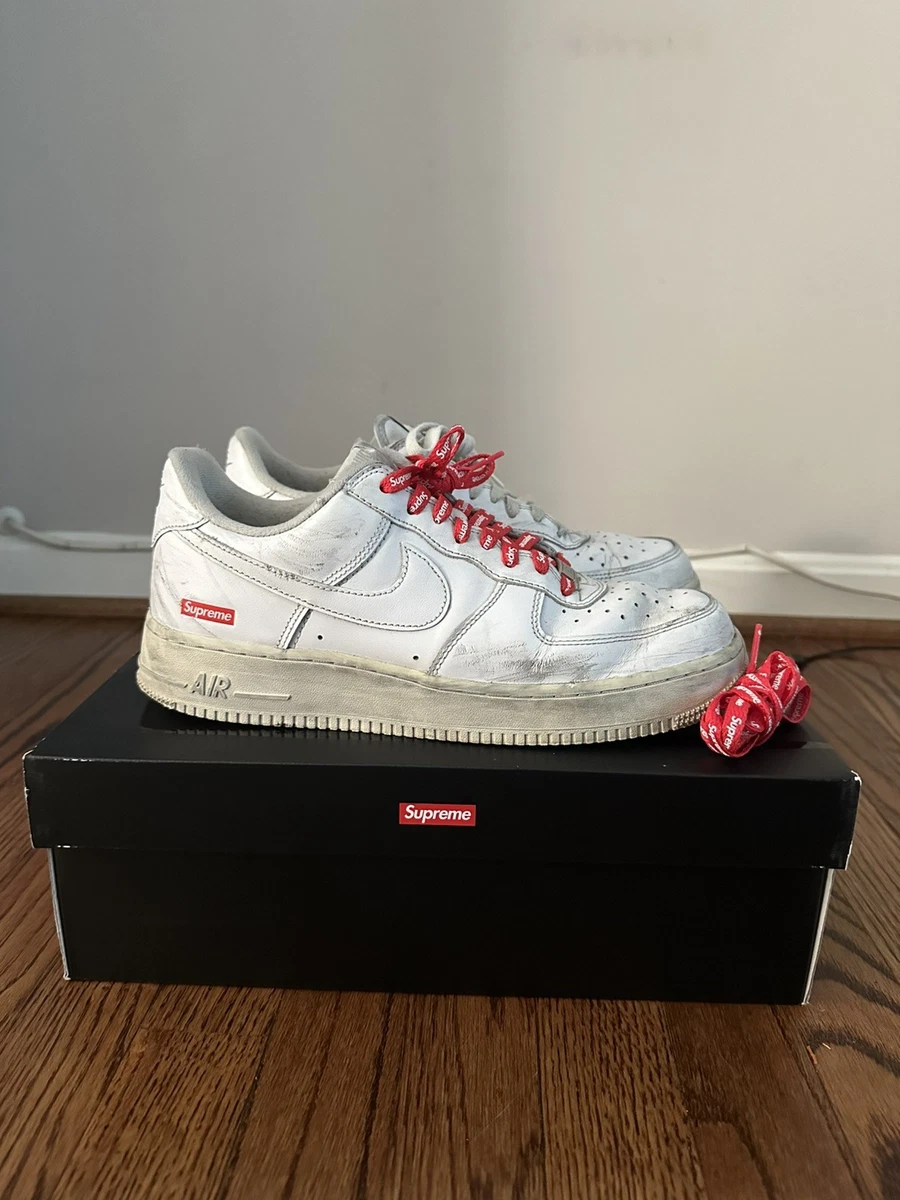 Nike Air Force 1 Supreme Red for Sale | Authenticity Guaranteed | eBay
