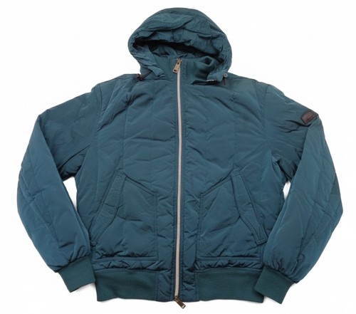 Armani Exchange, Armani Exchange Down Puffer Jacket Small Green Metallic Warm Coat Vintage AX