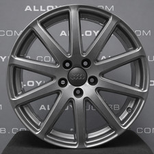 GENUINE AUDI TT 8J 18" INCH 10 SPOKE ANTHRACITE ALLOY WHEEL X1 8J0601025AA