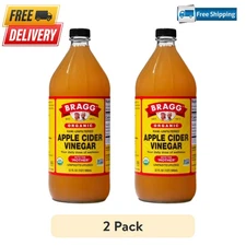 Bragg Organic Apple Cider Vinegar with the Mother, Raw and Unfiltered, 32 fl oz