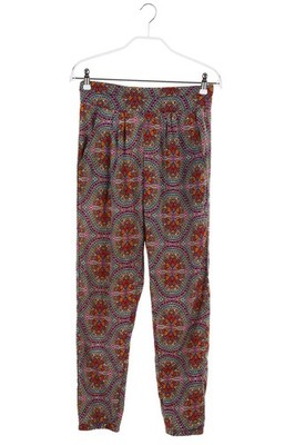 Ohne Label Jogger-Hose Paisley Print XS multicolor