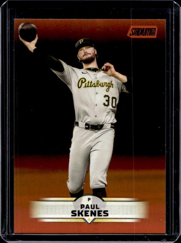 2025 Topps Stadium Club Paul Skenes Bronze Foil #105 Pirates
