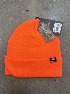 Mossy Oak Tobbagan Hat Hunter Blaze Orange Beanie Insulated Wildlife Safety OSFM