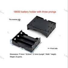 10PCS 18650 Battery Holder with Three Prongs Good Quality At A Reasonable Price