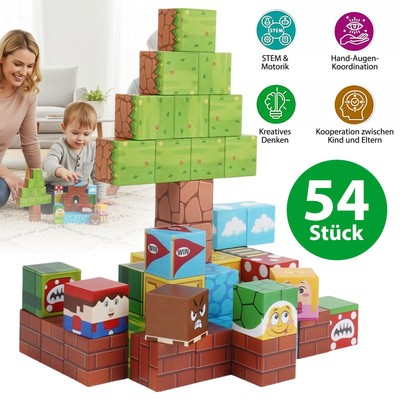 Magnet Spielzeug Magnetblöcke Magnetic Building Blocks Montessori Lernspielzeug