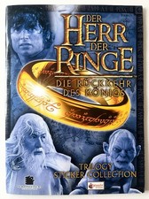 Herr der Ringe 3 (2003) Stickeralbum komplett beklebt ,Merlin ,lesen
