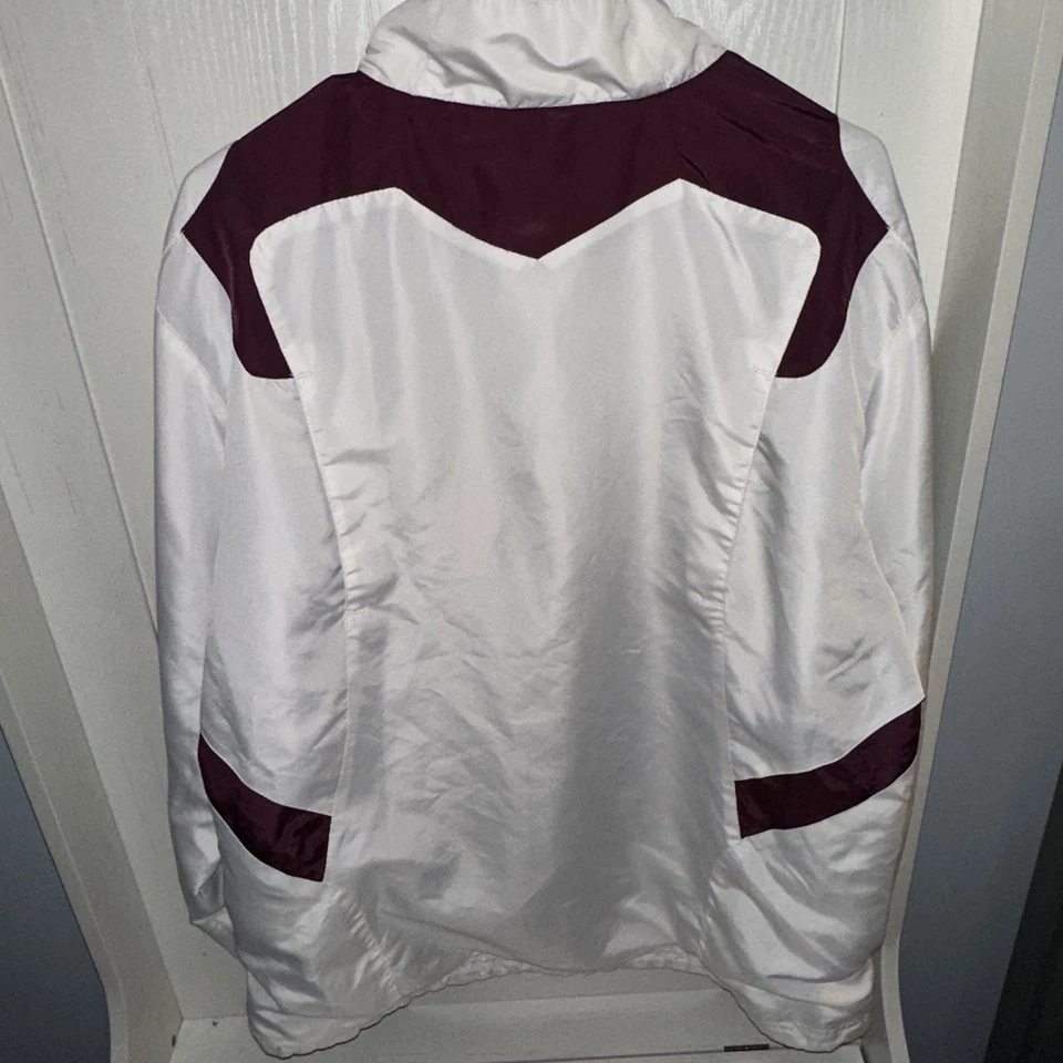 ADIDAS Mississippi State Mens Scorch Climaproof Pullover Jacket 1/4 zip Large - Image 3 of 4