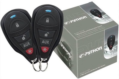 Python 5105P 1 Way LCD Security & Remote Start System
