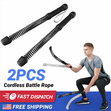 Adjustable Ropeless Battle Rope Trainer Cordless Fitness Workout Home Gym Tool