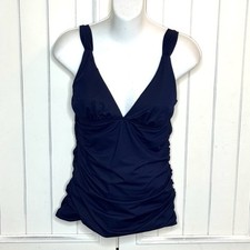 Tommy Bahama Halter Tankini Top, Navy, Small