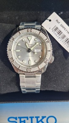 SEIKO 5 Sports SRPE71K1 Automatic Watch Steel Grey 100M Silver SKX