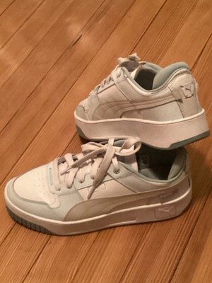 Puma Carina Street VTG Sneakers White/Blue Women's Size 9.5
