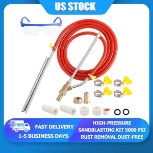 Kit de sablage humide pour lave-pression - 5000 PSI Connexion rapide de 1/4 pouce