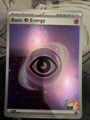 Psychic Basic Energy Cosmos Holo SVE 005 - Stamped Prize Pack Series 4 - NM
