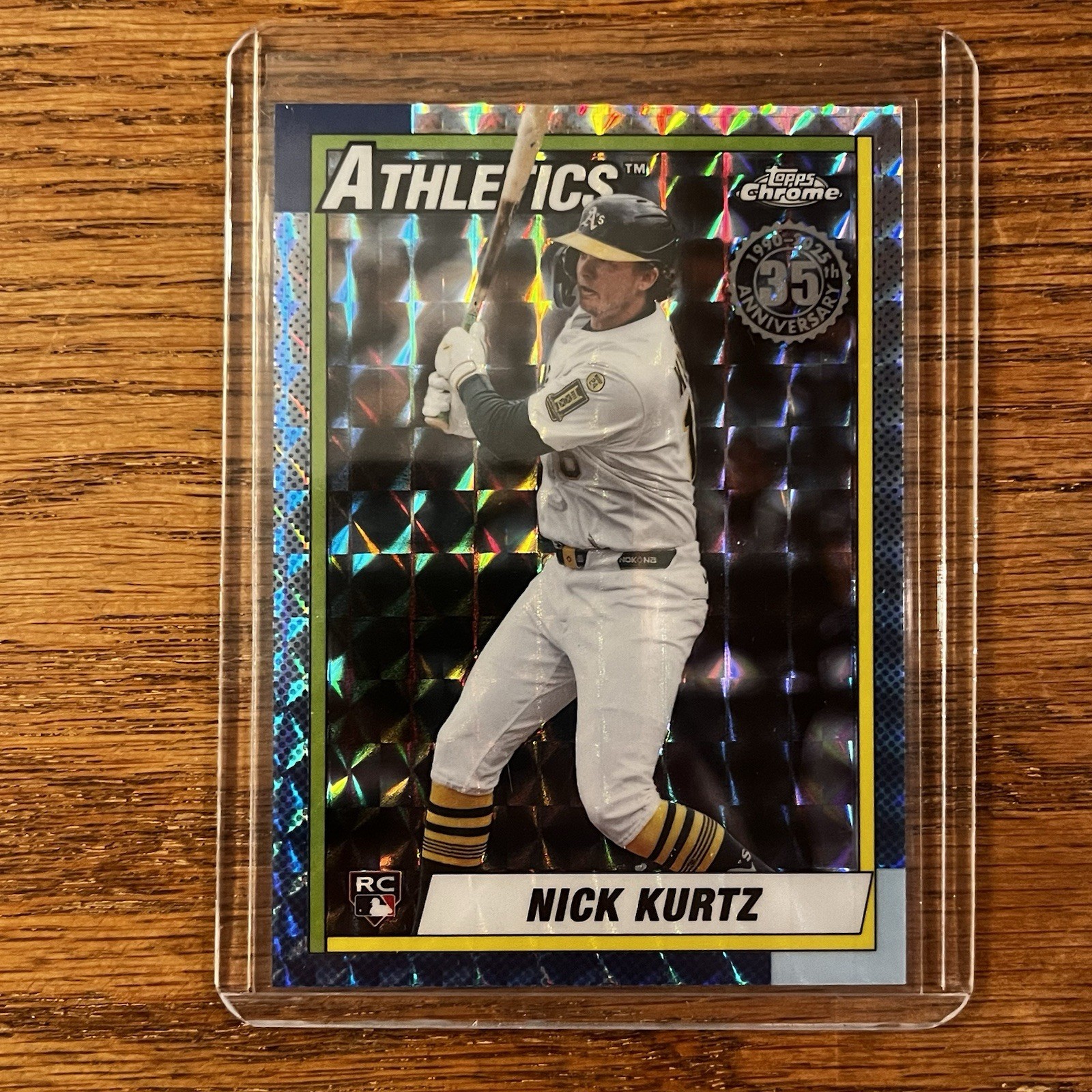 2025 Topps Chrome Update - Nick Kurtz #90CU-21 1990 Anniversary Geometric (RC)