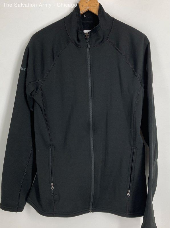Marmot Womens Black Long Sleeve Pockets Full-Zip Jacket Size Large