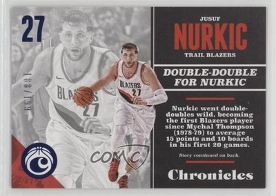 2017-18 Panini Chronicles Blue 188/199 Jusuf Nurkic #39 0q0